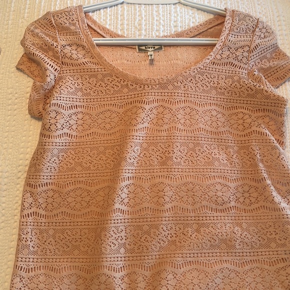 Light Pink mesh shirt - Picture 2 of 6